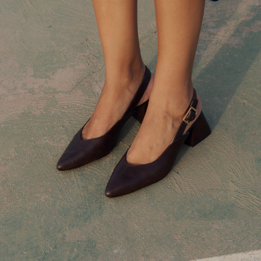 HEELS BEGONIA - MARRÓN