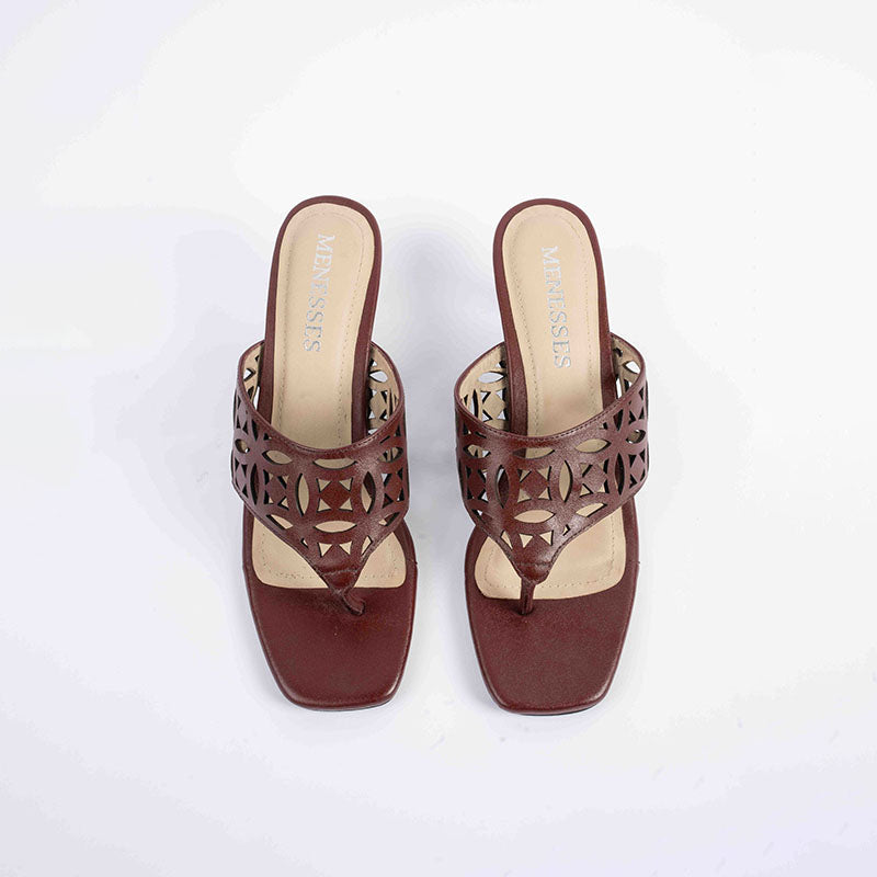 SANDALIA TRADICIONES - BURGUNDY