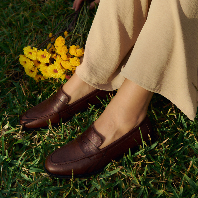 MOCASINES GARDENIA - MARRÓN