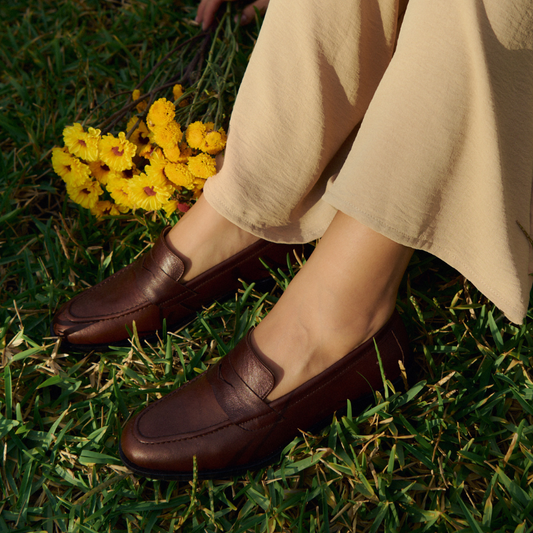 MOCASINES GARDENIA - MARRÓN