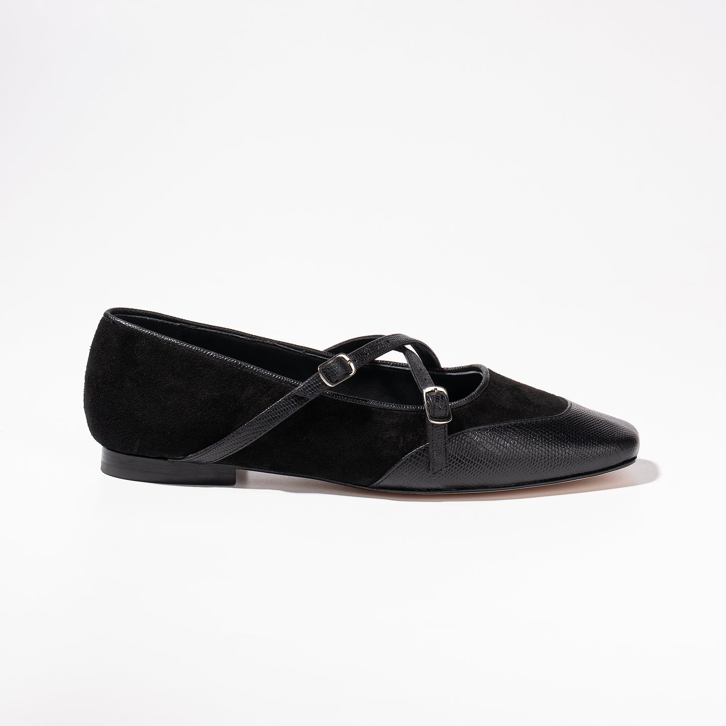 BALLERINA IRIS - CROCO NEGRO